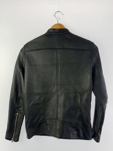 商品画像：レザージャケット・ブルゾン/1/羊革/BLK/無地/105152001 2