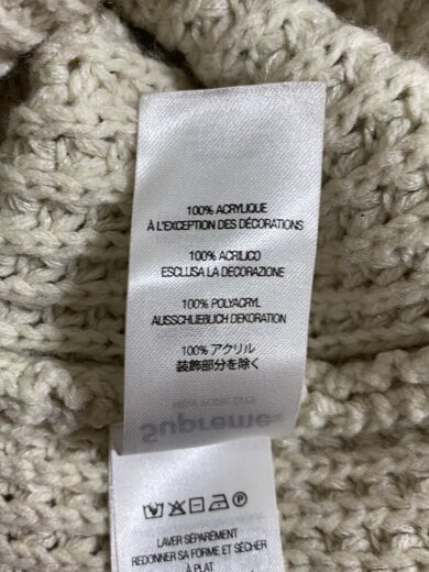 商品画像：ニット・セーター(厚手)/L/アクリル/IVO 5