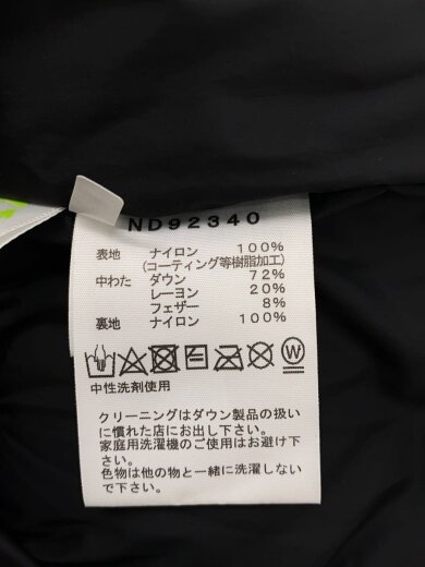 商品画像：ザノースフェイス/ダウンジャケット/L/ナイロン/BLK/ND92340 4