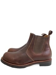 サイドゴアブーツ/26cm/BRW/レザー/DS-526