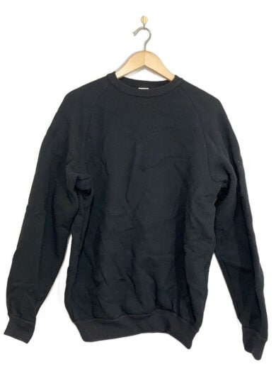 商品画像：スウェット/M/コットン/BLK/無地/34036 1