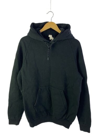 商品画像：パーカー/L/コットン/BLK/無地 1