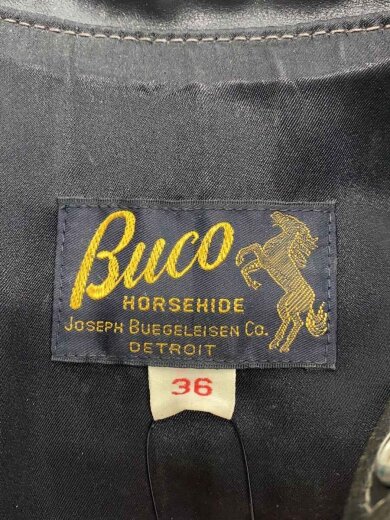 商品画像：レザージャケット・ブルゾン/36/レザー/BLK/無地 3