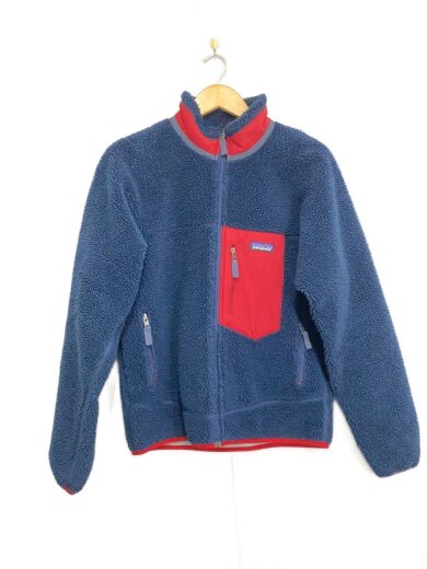 商品画像：フリースジャケット/S/ポリエステル/NVY/無地 1