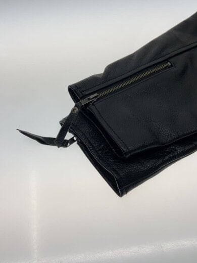 商品画像：レザージャケット・ブルゾン/--/レザー/BLK 4