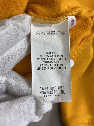 商品画像：パーカー/L/コットン/YLW/総柄/AAPSWM3595XXD 5