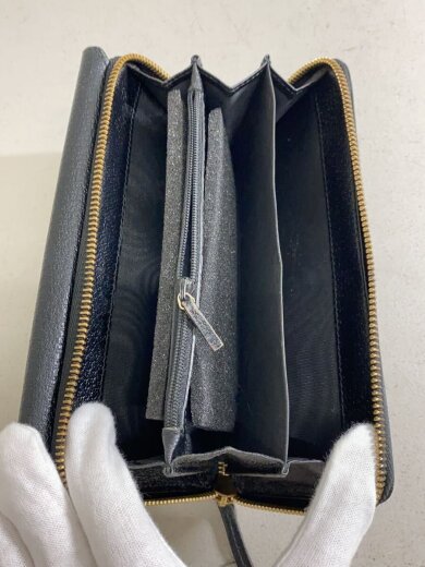 商品画像：長財布/--/BLK/無地/メンズ// 5