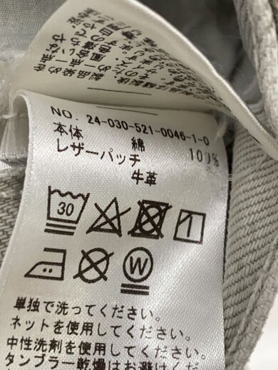 商品画像：ワイドパンツ/26/コットン/GRY/無地/24-030-521-0046-1-0// 6