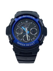 クォーツ腕時計/G-SHOCK/デジアナ/ブラック/AW-591-2AJF