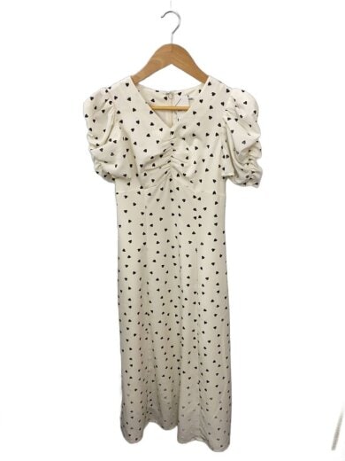 商品画像：24SS/半袖ワンピース/--/ポリエステル/WHT/ドット/SWFO241263 1
