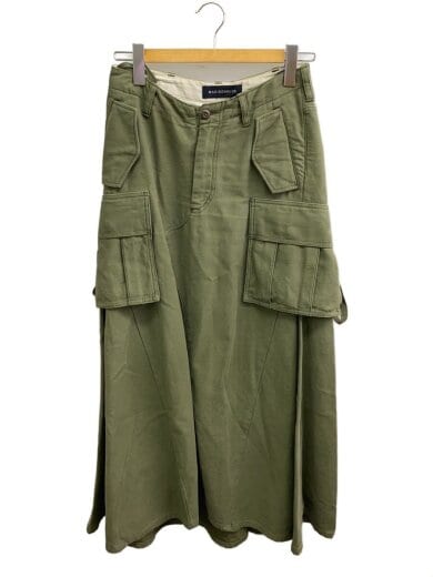 商品画像：22AW/Cargo Long Sk Remake Lbs/ロングスカート/XS/コットン/KHK/無地 1