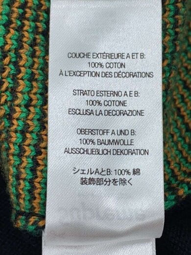 商品画像：24SS/Plaid Knit S/S Polo/ポロシャツ/S/コットン/グリーン/チェック 5