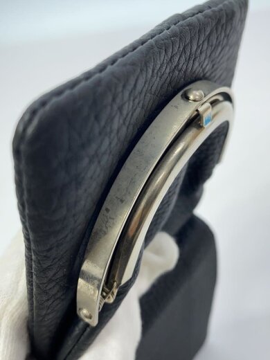 商品画像：FRAME HALF WALLET/財布/レザー/ブラック/メンズ/B01SCWL-38LS 7