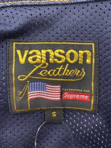 画像：Supreme × VANSON22AW/Cordura Denim Jacket/ジャケット/S/デニム/NVY/無地3
