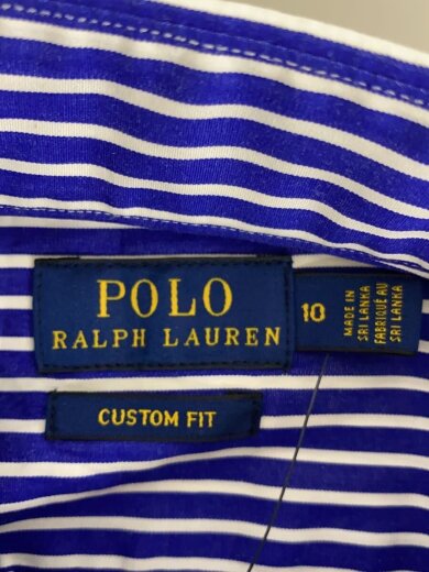 商品画像：長袖シャツ/10/コットン/BLU/ストライプ 3