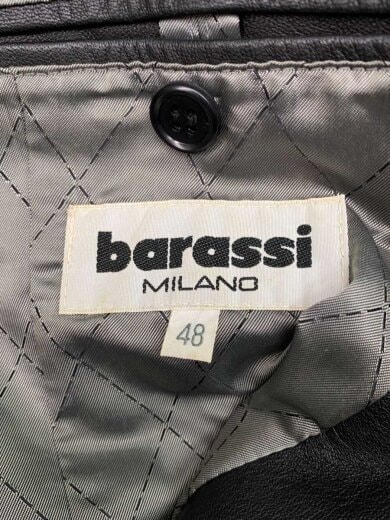 商品画像：テーラードジャケット/48/羊革/BLK/無地 3