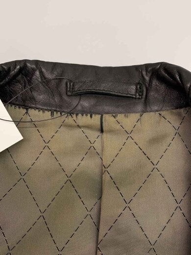 商品画像：テーラードジャケット/48/羊革/BLK/無地 6