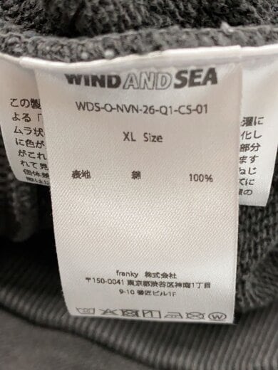 商品画像：パーカー/XL/コットン/GRY/プリント/WDS-O-NVN-26-Q1-CS-01 4