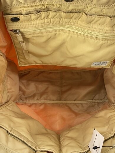 商品画像：トートバッグ/ナイロン/ORN/無地/cream tote// 6