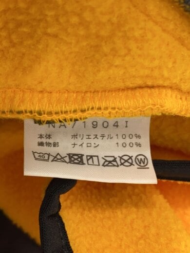 商品画像：フリースジャケット/M/ポリエステル/YLW/無地/NA71904I 4