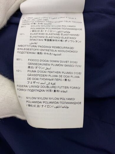 商品画像：ダウンジャケット/3/ナイロン/NVY/無地/MTA17A4369 5