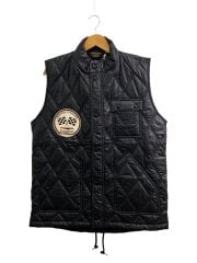 キルティングベスト/XL/ポリエステル/BLK