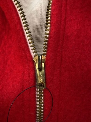 商品画像：60s/カデットコート/ジャケット/M/ナイロン/RED/無地 5