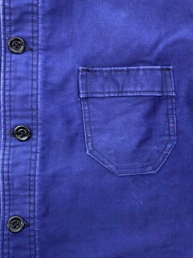 商品画像：SUPER CREPIER/50-60s/モールスキン/カバーオール/--/--/NVY/無地 5