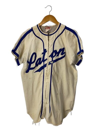 商品画像：60s/ベースボールシャツ/ジップアップ/ジップ交換/Spaujiau/半袖シャツ/40/レーヨン 1