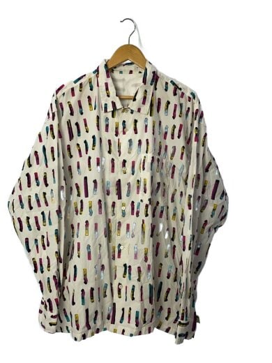 商品画像：長袖シャツ/XL/21SS/TABACCO SHIRT/コットン/WHT/プリント/11-11-6624-139 1