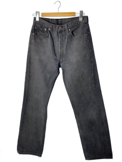 商品画像：90s/後染め/ボトム/32/コットン/BLK/無地 1