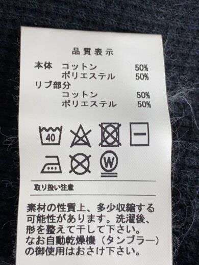 商品画像：長袖Tシャツ/2/コットン/BLK 4