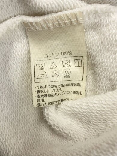 商品画像：スウェット/M/コットン/WHT 4