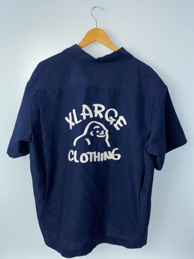 商品画像：DRAWING OG S/S WORK SHIRT/半袖シャツ/L/ポリエステル/NVY/101242014002 2