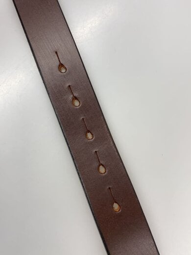 商品画像：ベルト/レザー/BRW/無地/メンズ 4
