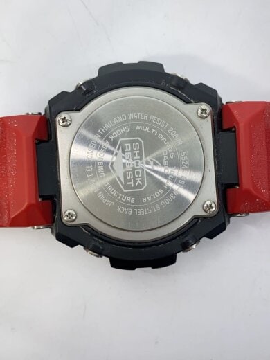商品画像：ソーラー腕時計・G-SHOCK/デジアナ/--/BLK/RED// 3
