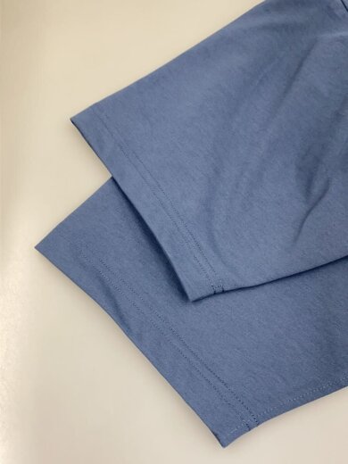商品画像：TECH DRAWSTRING S/S TEE/L/ポリエステル/BLU/無地/BE-35026// 5