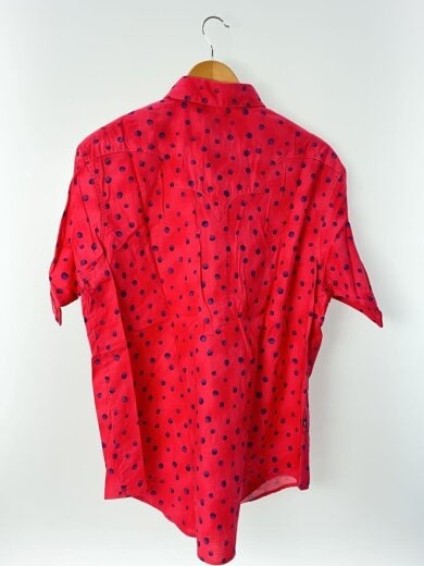 商品画像：USA製/80s頃/半袖シャツ/--/コットン/RED/ドット// 2