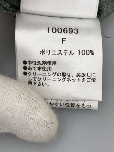 商品画像：長袖ワンピース/FREE/ポリエステル/GRN/花柄/100693// 4