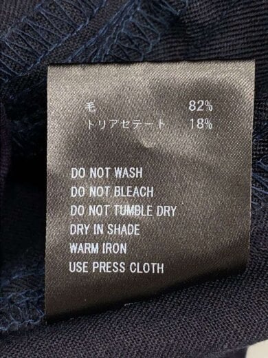 商品画像：SIDE TWISTED EASY SLACKS/スラックスパンツ/L/ウール/NVY/無地/st.067// 5