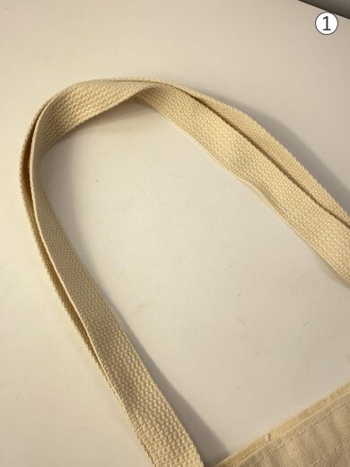商品画像：Vincent TOTE BAG/トートバッグ/キャンバス/WHT/プリント 8
