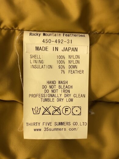 商品画像：ダウンベスト/40/ナイロン/CML/450-492-31 4