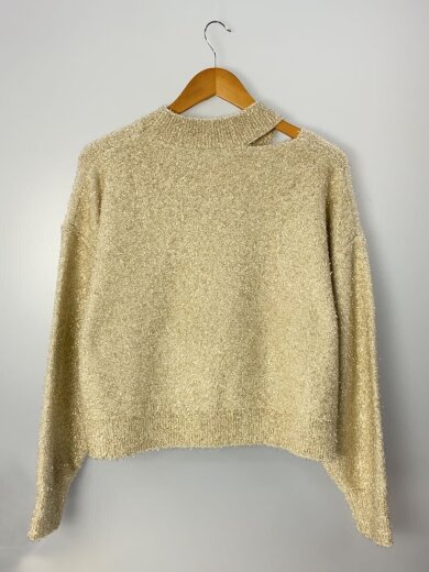 商品画像：24AW/ラメヤーンニット/ニット・セーター(厚手)/36/ポリエステル/GLD/無地 2