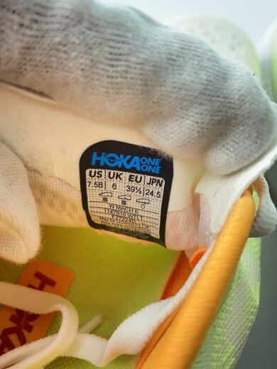 画像：HOKA(HOKA ONE ONE)マッハ6/W MACH 6/ローカットスニーカー/24.5cm/YLW/1147810//5