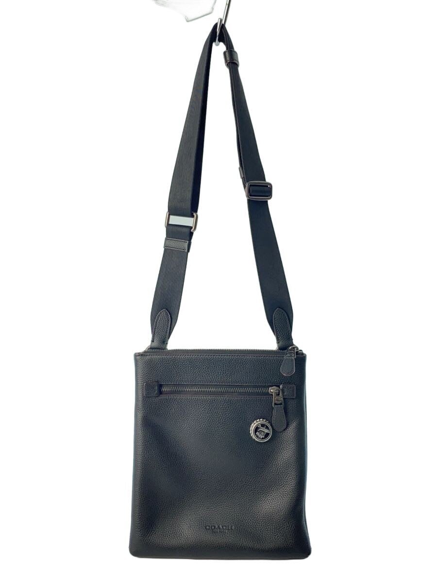 COACH / ショルダーバッグ/レザー/BLK/88255