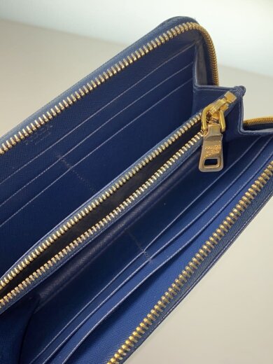 商品画像：長財布/レザー/NVY/無地/レディース 4