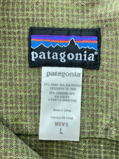 商品画像：長袖シャツ/L/コットン/KHK/チェック/53065F7 3