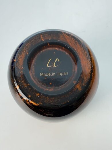 商品画像：漆磨/グラス/2重構造ダルマ/ロックカップ/黒 3