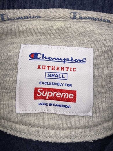 商品画像：パーカー/S/コットン/NVY/EO 072018/Label Hooded SWEATSHIRT 3