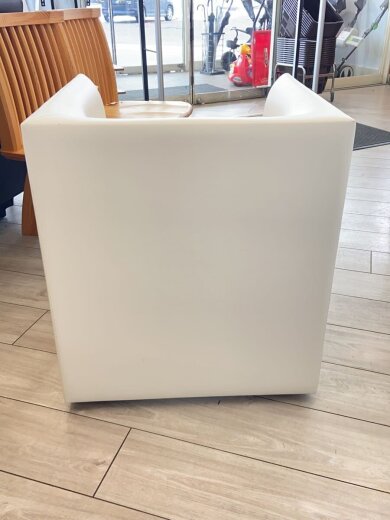 商品画像：チェアその他/フェイクレザー/WHT/LKN-125D-W9 4